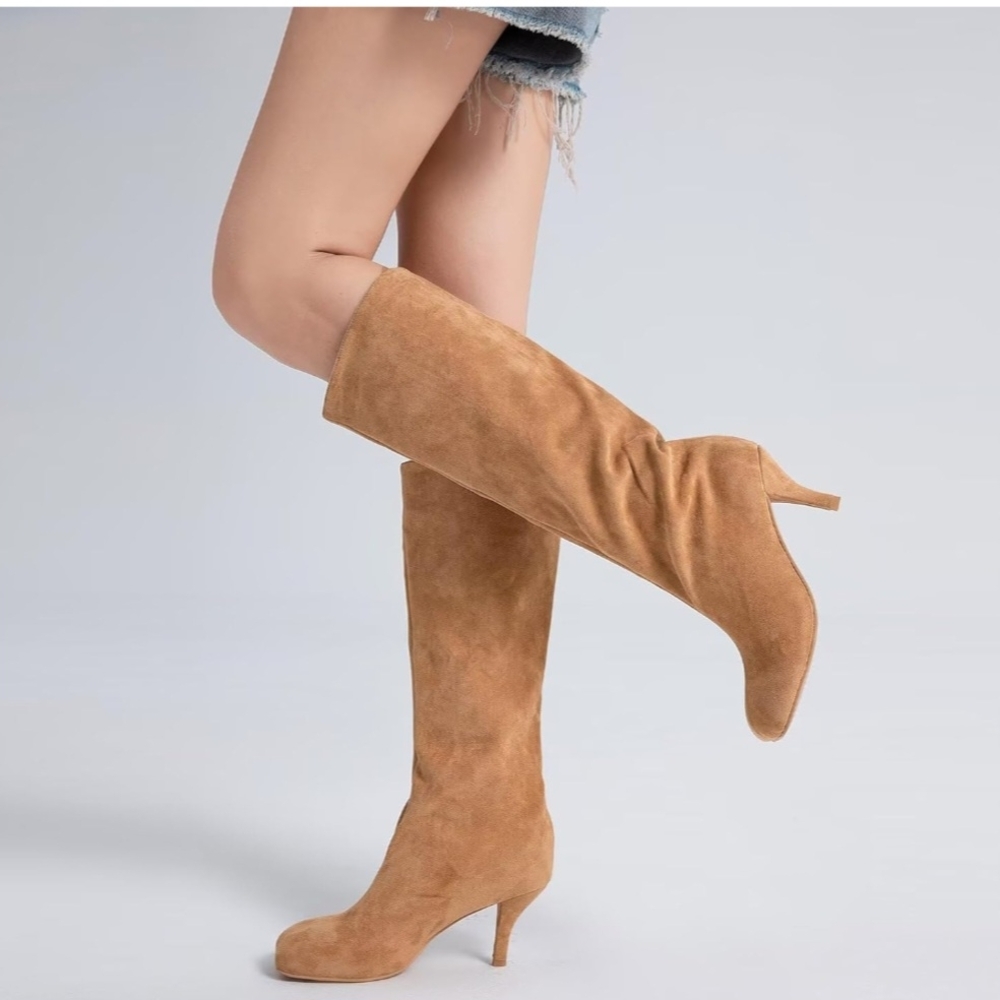 Suede knee boots Size 5.5